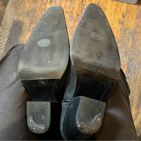 Jeffrey Campbell Studded Black Leather Boots size 8 - Picture 4 of 5